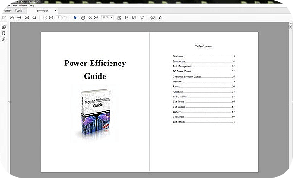 Power Efficiency Guide Sample